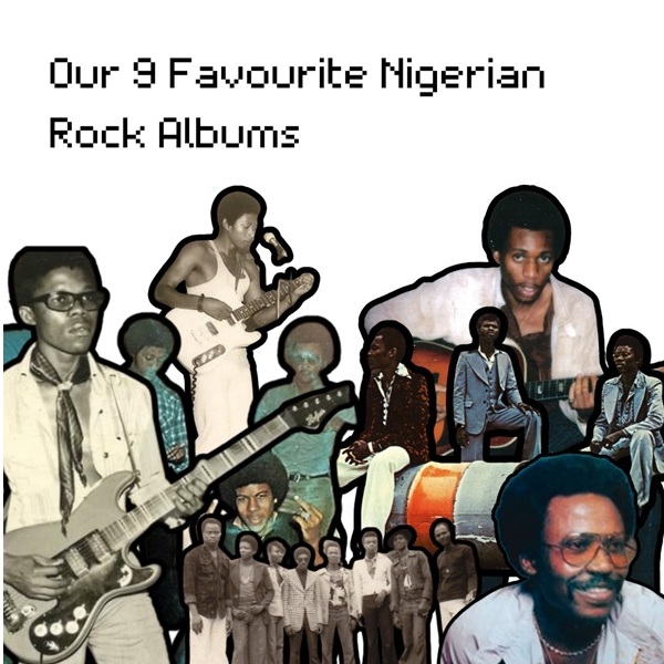 Poster for afrosonic's 9 favorite nigerian rock albums
